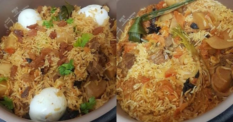 Buat Nasi Kari Kambing Guna Kari Kambing Adabi Je, Untuk Tetamu Hari Raya