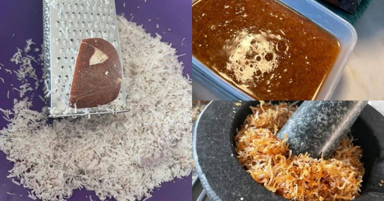 Kerisik Homemade, Tak Perlu Sangai Hanya Letak Dalam Oven