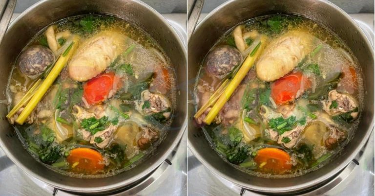Patutlah Cecah Ribuan ‘Share’, Memang Padu Resepi Sup Ayam Thai Ni!