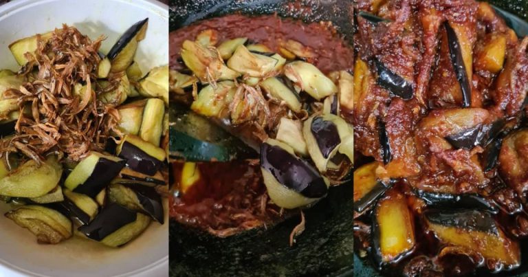 Terung Sambal Balado Bilis Goreng! Simple & Sedap, Bertambah Makan Nasi!