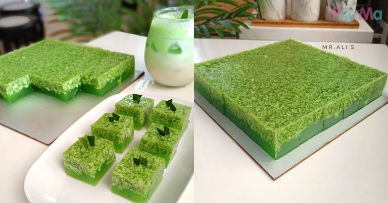 Resepi Agar- Agar Pandan Santan Berlumut Cantik, Ikut Langkah Ni Confirm Jadi!