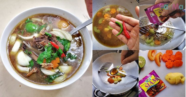 Buat Sup Siam Jadi Lagi Power, Pakai Perencah Ni Pun Dah Sedap, Padu Sungguh!