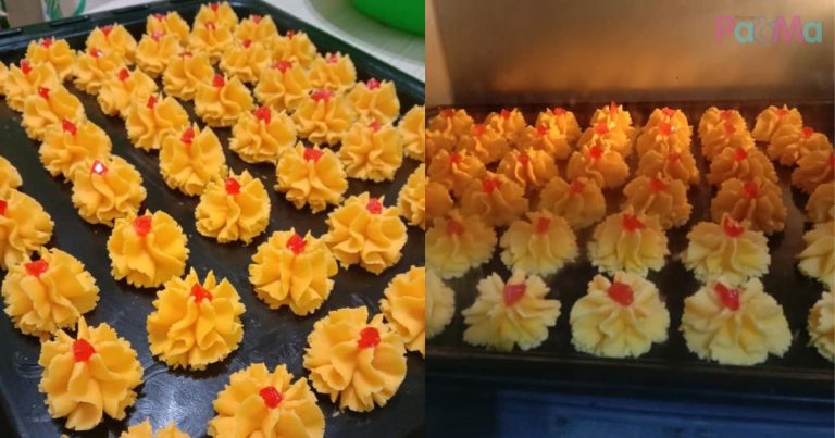 Bunga Kembang Cantik, Ini Rahsia Biskut Samperit Dahlia Kekal Rangup & Sedap!