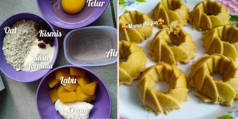 Resepi Apam Oat Labu Yang Mudah, Kudapan Untuk Bayi 9 Bulan Ke Atas