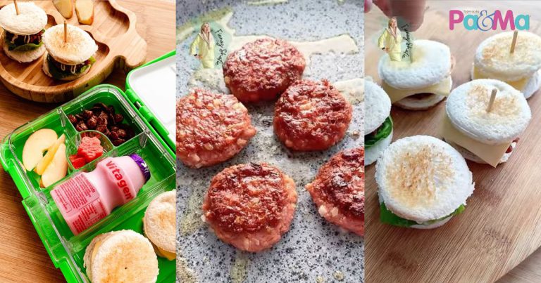 Mini Burger Comel Untuk Bekal Anak Sekolah, Confirm Anak Makan Sampai Licin!