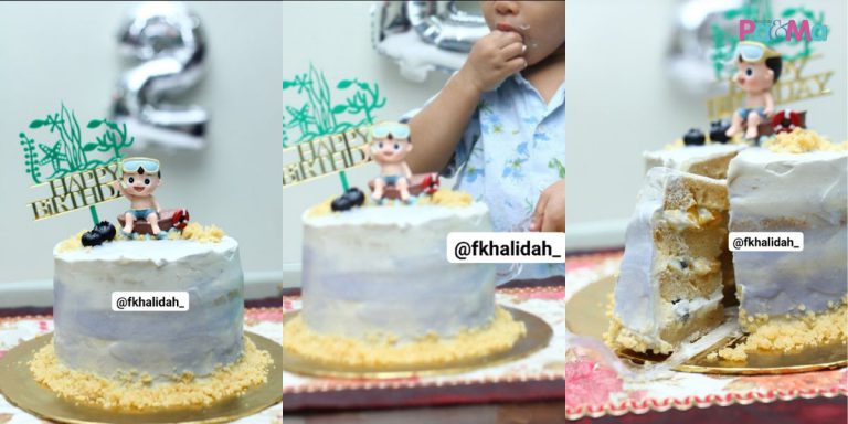 “Boleh Beli, Tapi Nak Buat Untuk Create Memories” Gigih Ibu Siapkan Kek Hari Jadi Mesra Bayi