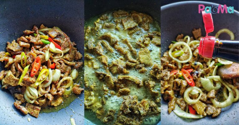 Resipi Daging Goreng Kunyit Kelantan Style, Ada Tip Nak Bagi Lagi Sedap!