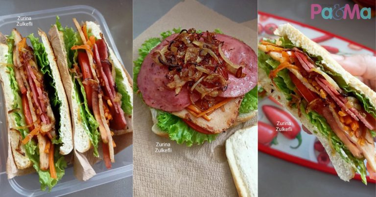 Cara Buat Sandwich Tanpa Sos, Isi Padat Rasa Padu, Sedapnya Lain Macam!