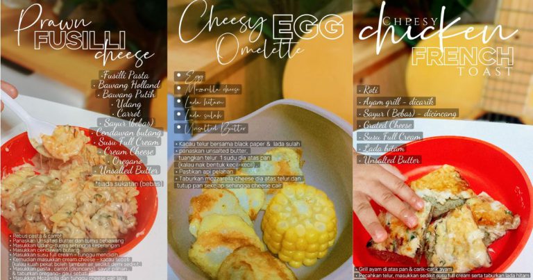 Nak Berat Anak Naik Cantik, Ini Senarai Menu Boleh Mama Cuba. Sihat & Sedap!
