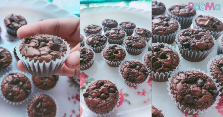 Comelnya Brownies Bite Mini, Elok Cantik Berkedut, Senang Anak Nak Makan!