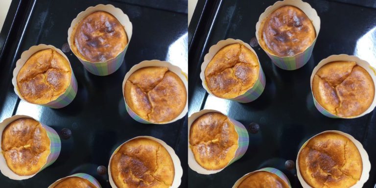 Burnt Cheese Cake With Carrot & Dates, Resepi Simple Kudapan Untuk Bayi 9 Bulan
