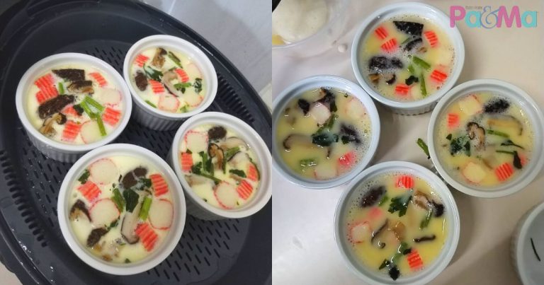 Cara Buat Chawanmushi Homemade, Letak Bahan Banyak-Banyak, Kukus Sekejap Terus Siap!