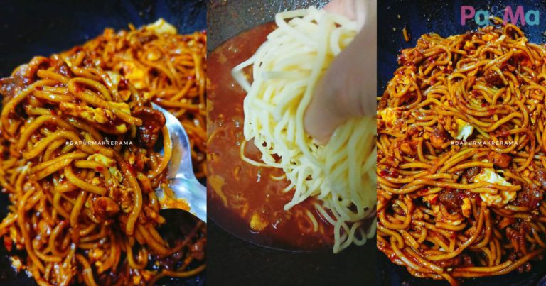 Resipi Mi Goreng ‘Budak Sekolah’, Biar Berkilat & Basah-Basah, Barulah Bertambah!