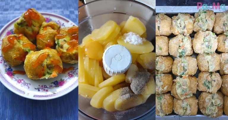 Tak Perlu Goreng, Cuba Tauhu Bergedil Versi Bakar Pula, Lagi Sedap & Power!