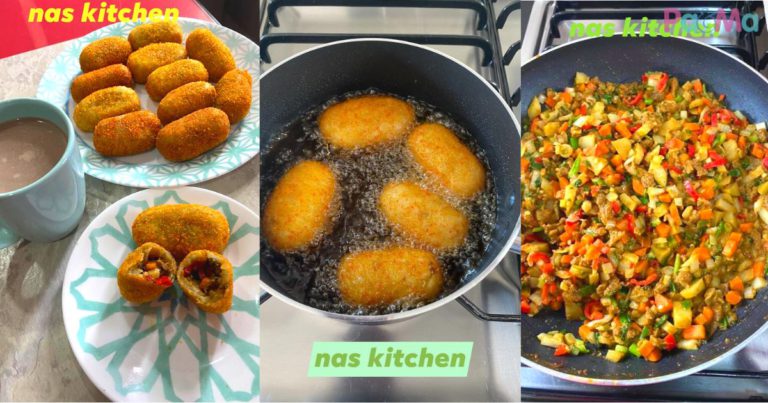 Kuih Daging Bersalut Rangup, Lagi Sedap Doh Tambah Keledek, Berebut Anak Makan!