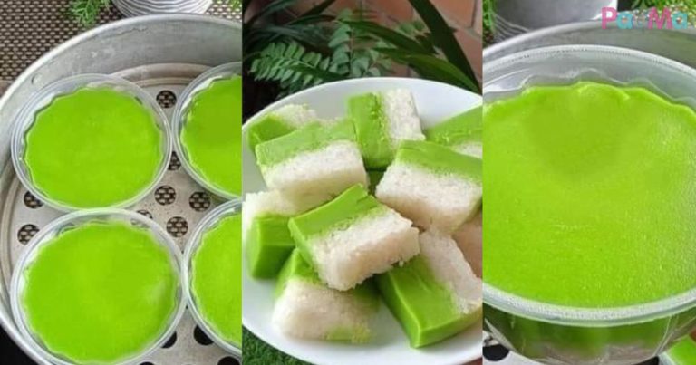Resepi Seri Muka Pandan Mini, Cukup Rasa Manis, Lemak. Nak Buat Pun Senang!