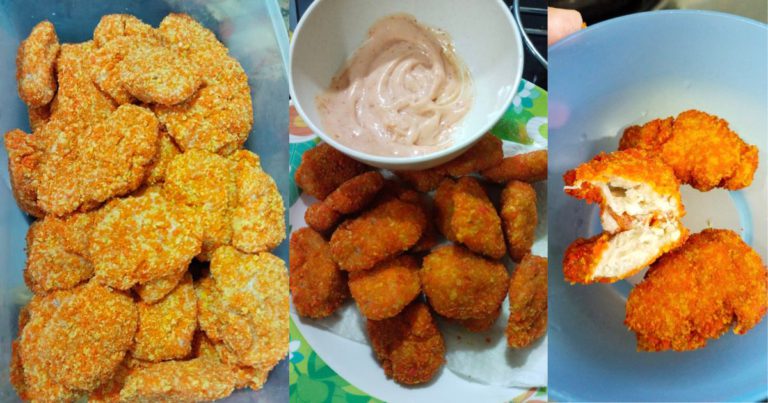 Nuget Homemade Versi Sihat Untuk Anak-Anak. Tanpa Kukus, Buatnya Tersangat Mudah!