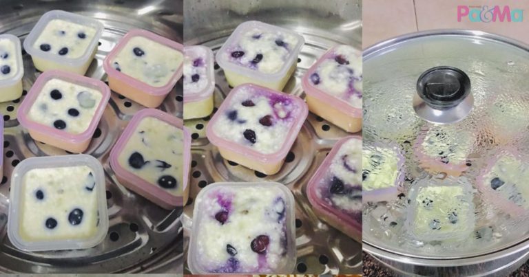 Baby Pun Nak Makan Sedap, Blueberry Cheese Cake Versi Baby, Confirm Tak Tolak Tepi!