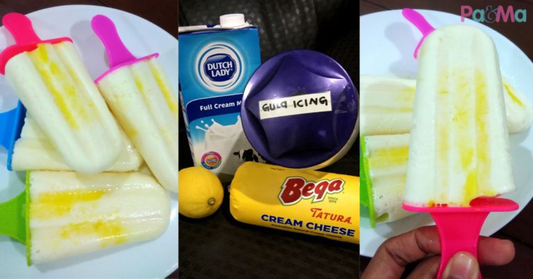 Resipi Aiskrim Lemon Cheese Cake, Buat Sendiri Lagi Puas Makan, Sedapnya Bukan Main!