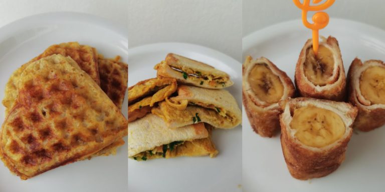 Potato Waffle, Roti John, Banana Roll & Murtabak Nasi Resepi Tambat Selera Bayi 12 Bulan