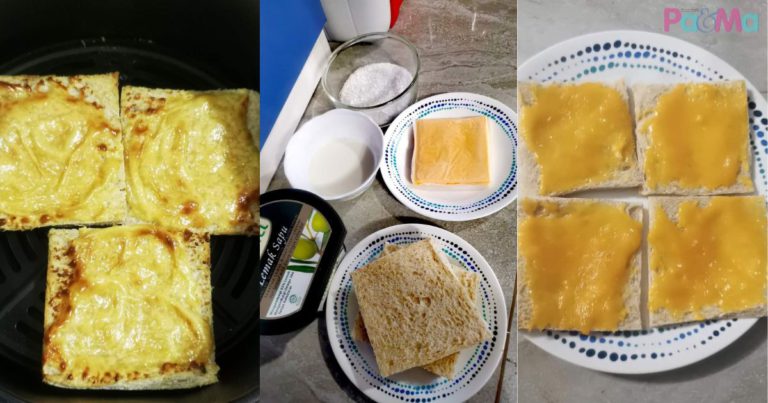 Basque Burnt Cheese Toast, Bekal Anak Pantas, Tak Sampai 10 Minit Dah Siap!