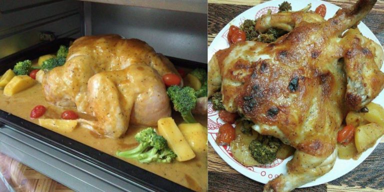Resepi Mudah Ayam Bakar Ala Kenny Rogers, Kisar Semua & Perap!