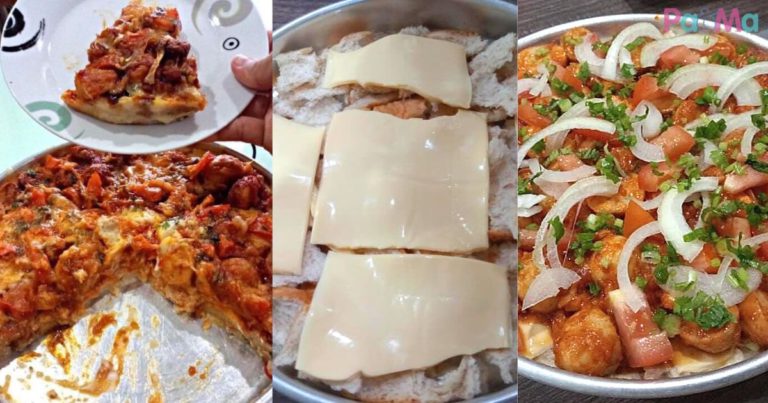 Resepi Pizza Homemade Roti Gardenia, Main Carik-Carik Je Senang!
