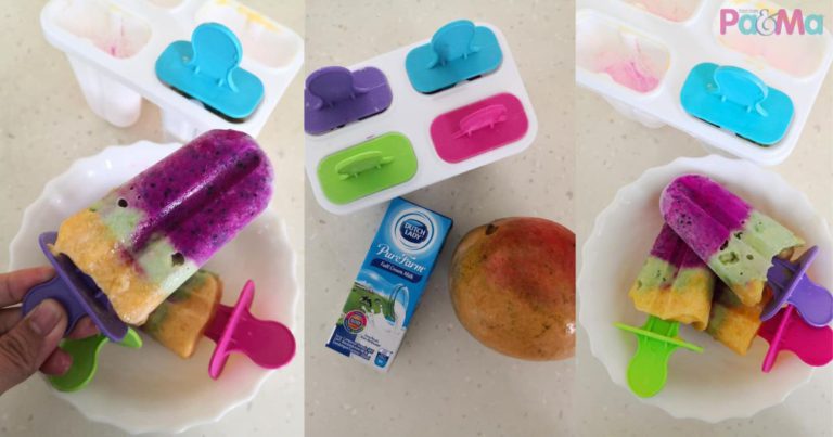 Resipi Aiskrim Homemade 3 Layer Buah Segar, Confirm Tak Cukup Makan Satu!