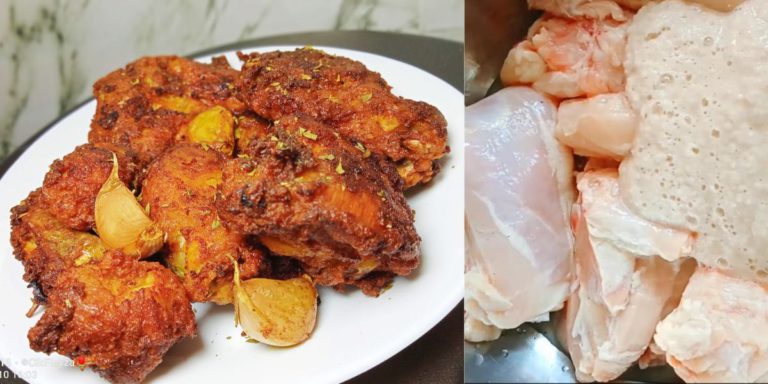 Resepi Ayam Goreng Viral, Rangup Di Luar Lembut Di Dalam & Sangat Harum Baunya.