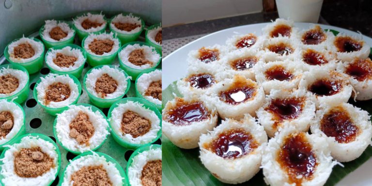 Resepi Kuih Dangai Kukus, 4 Bahan Sahaja. Simple Tapi Sedap Tak Terkata!