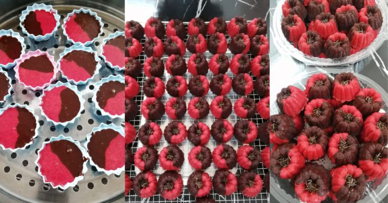 Kek Mini Red Velvet Coklat Moist. Satu Adunan Dapat Banyak Biji, Berbaloi Sangat!