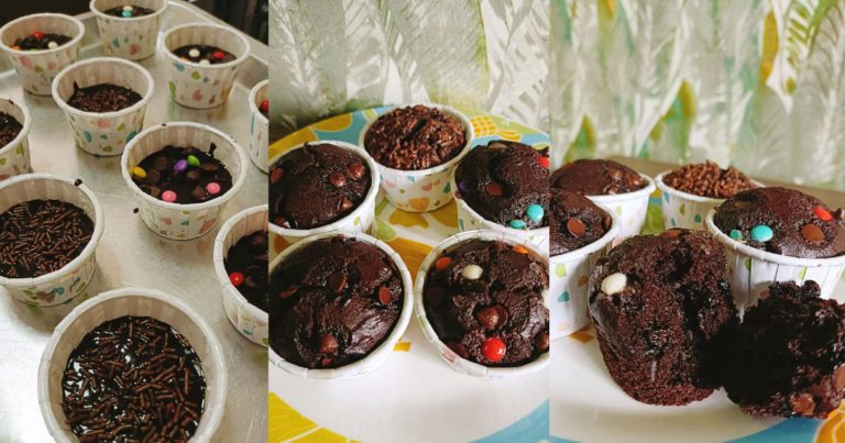 Muffin Coklat Sedap, Tanpa Guna Mixer. Satu Adunan Boleh Dapat 22 Biji!