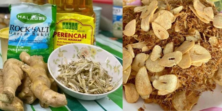 Buat Sendiri Serunding Halia Ikan Bilis Untuk Makan Ketika Berpantang, Lebih Murah & Sedap!