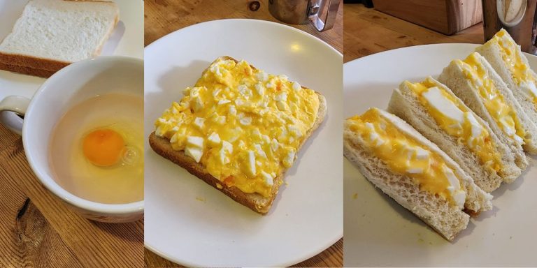 Sandwich Telur Ekspres 3 Minit Dah Siap, Hanya Guna Microwave! Telur Tak Mudah Terabur