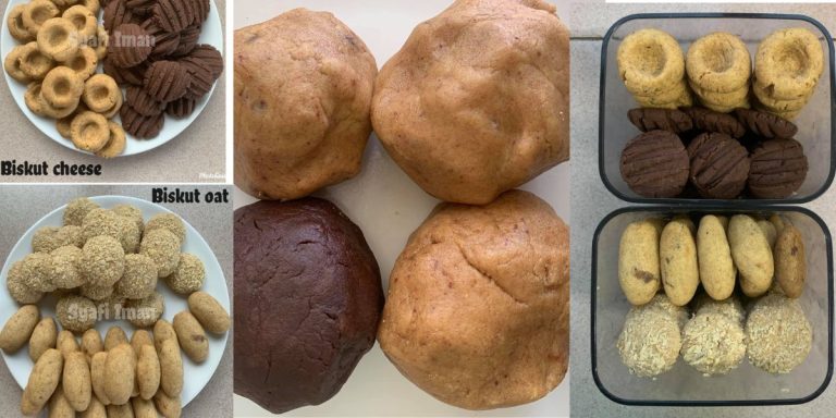 Biskut Raya Bayi Guna 3 Bahan Utama, Dapat 4 Jenis! Untuk 7 Bulan Ke Atas, Anak Pun Ada Kudapan Raya