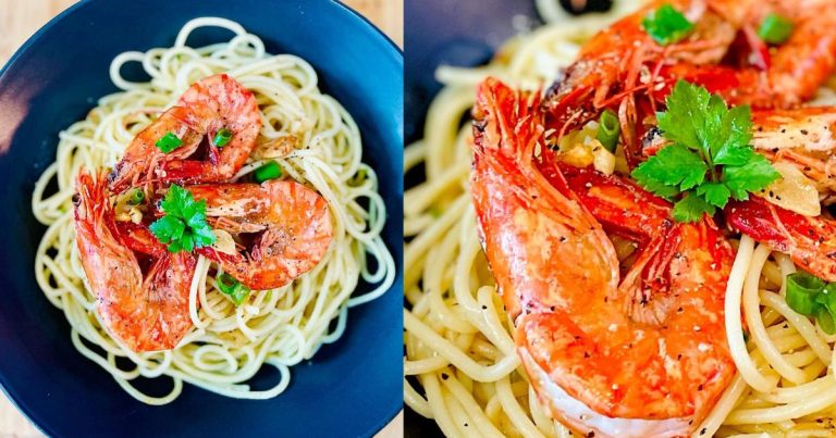 Resipi Spageti Udang Merah Ngat Aihh Superdaddy, Mudah Je Nak Buat. Confirm Terangkat!