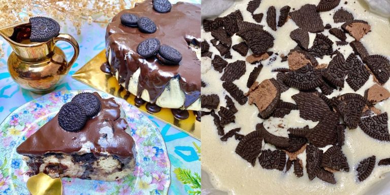 Tunaikan Permintaan Anak, Ibu Ini Kongsi Resepi Oreo Nutella Cheese Cake Tanpa Bakar. Lemak Berkrim & Gebu!