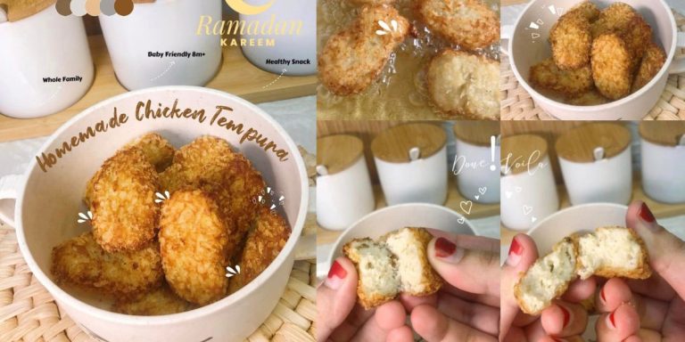 Resepi Ayam Tempura Homemade Simple, Kudapan Sesuai Untuk Baby Dalam Kereta ‘Travel’ Balik Raya