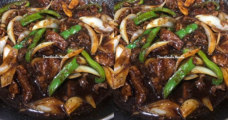 Sedapnya Daging Blackpepper, Bantu Ibu Dalam Pantang Hangatkan Badan. Nak Buat Pun Senang!