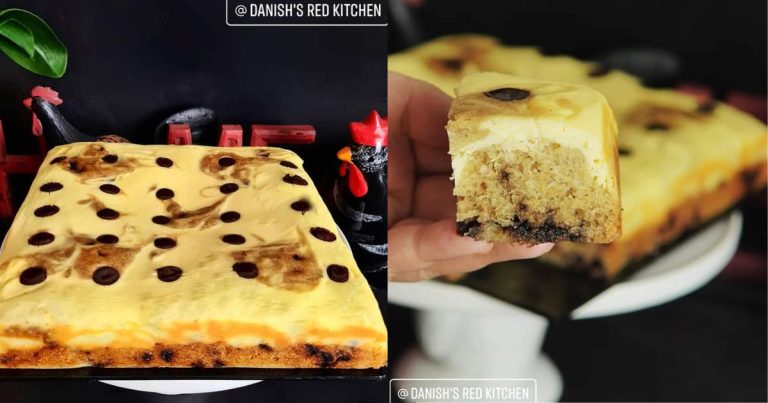 Resipi Banana Yogurt Cheese Cake, Sesuai Hidang Waktu Raya. Masam-Masam Berlemak, Sedap!