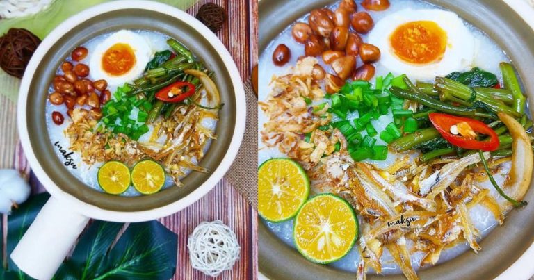 Resipi Bubur Nasi 2 Bahan, Mudah Masak. Makan Dengan Lauk Simple, Bertambah Tak Cukup Semangkuk!