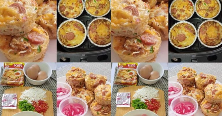 Paling Mudah, Bakar Dalam Air Fryer Je. Wajib Cuba Resipi Murtabak Mi Segera Ni, Memang Terlajak Sedap!
