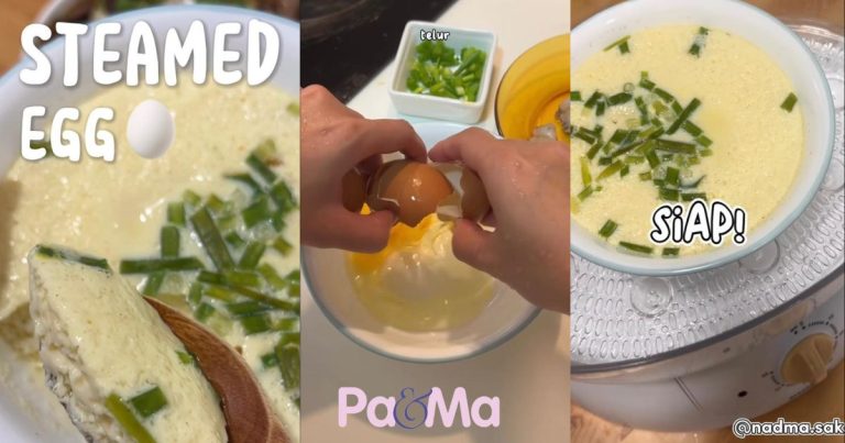 Telur Kukus Simple Sangat Sedap Rasanya Makan Dengan Nasi Panas-Panas, Ini Resipinya