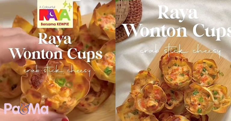 Sedapnya Dapat Makan Wonton Cups Crabstick Cheesy, Berlemak Creamy Rangup Pula Tu!