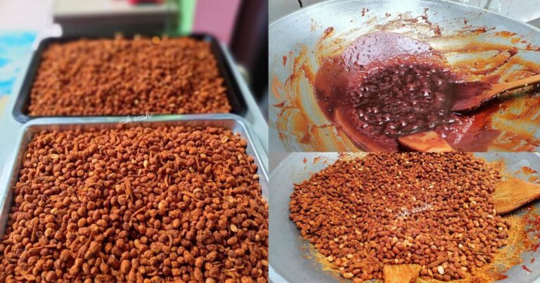 Kacang Sira Pedas Manis, Kudap Rangup Hari Raya. Mesti Habis Satu Balang!
