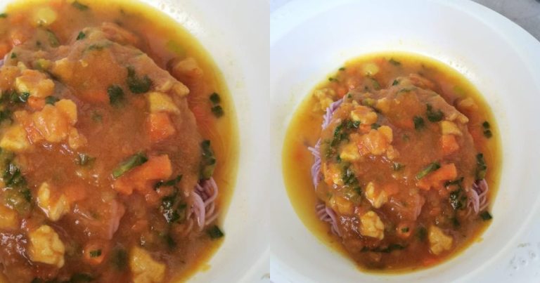 Mee Rebus Versi Baby, Boleh Bagi Seawal 9 Bulan. Boleh Dijamu Seisi Keluarga Juga!