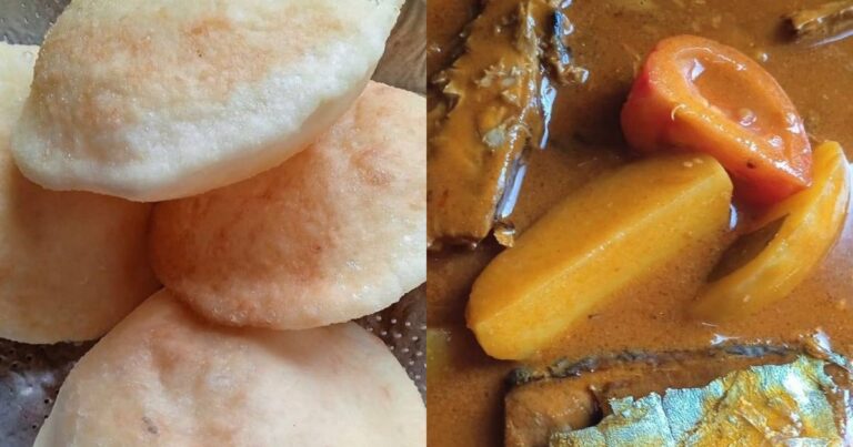 Breakfast Ala- Ala Mamak Di Rumah, Resipi Roti Puri Mudah! Boleh Cicah Dengan Kuah Sardin.