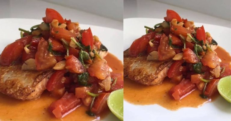 Salmon Sos Asam Jawa, Tinggi Omega Yang Baik Untuk Badan Ibu Berpantang!