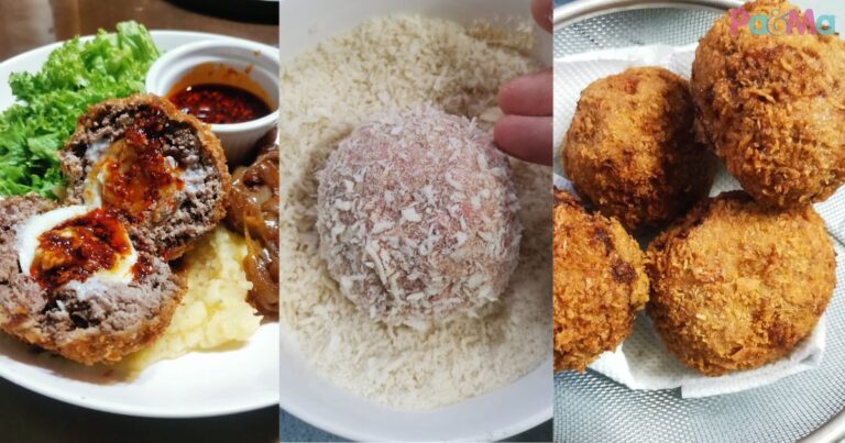 Anak Tak Nak Makan Nasi, Gantikan Dengan Scotch Egg Tinggi Protein Ni, Paling Sedap & Senang!