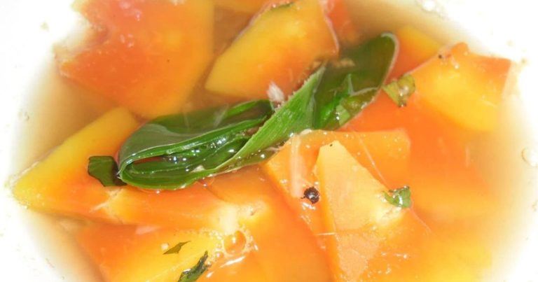 Betik Muda Masak Bening, Melancarkan Pengaliran Susu Ibu Dan Bagus Untuk Penghadaman